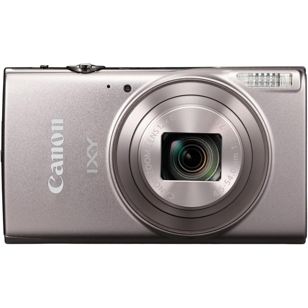 Canon IXY650m Silver Compact Digital Camera with 12x Optical Zoom and Wi-Fi Compatible (IXY650mSL)