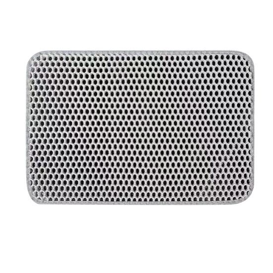 Коврик для кошачьего туалета из ЭВА, двухслойный, с большими отверстиями, противоскользящий, фильтрующий коврик для песка, эффективная очистка, дышащий дизайн, кошачьи аксессуары