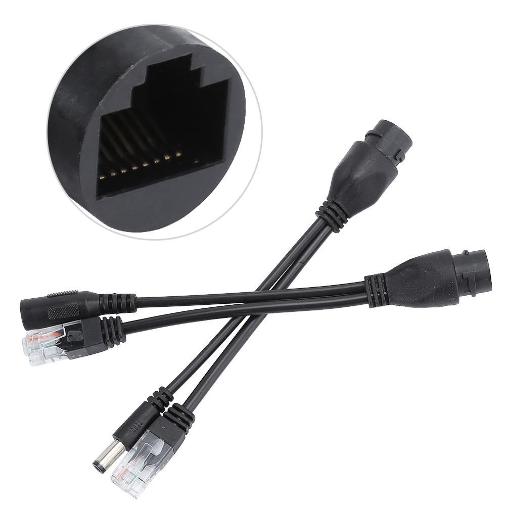 POE-адаптер Кабель Нестандартный Водонепроницаемый Инжектор-сплиттер 12В(белый )