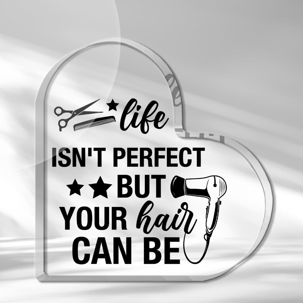 Hairstylist Heart Plaque - Appreciation Gift for Beauty Professionals
