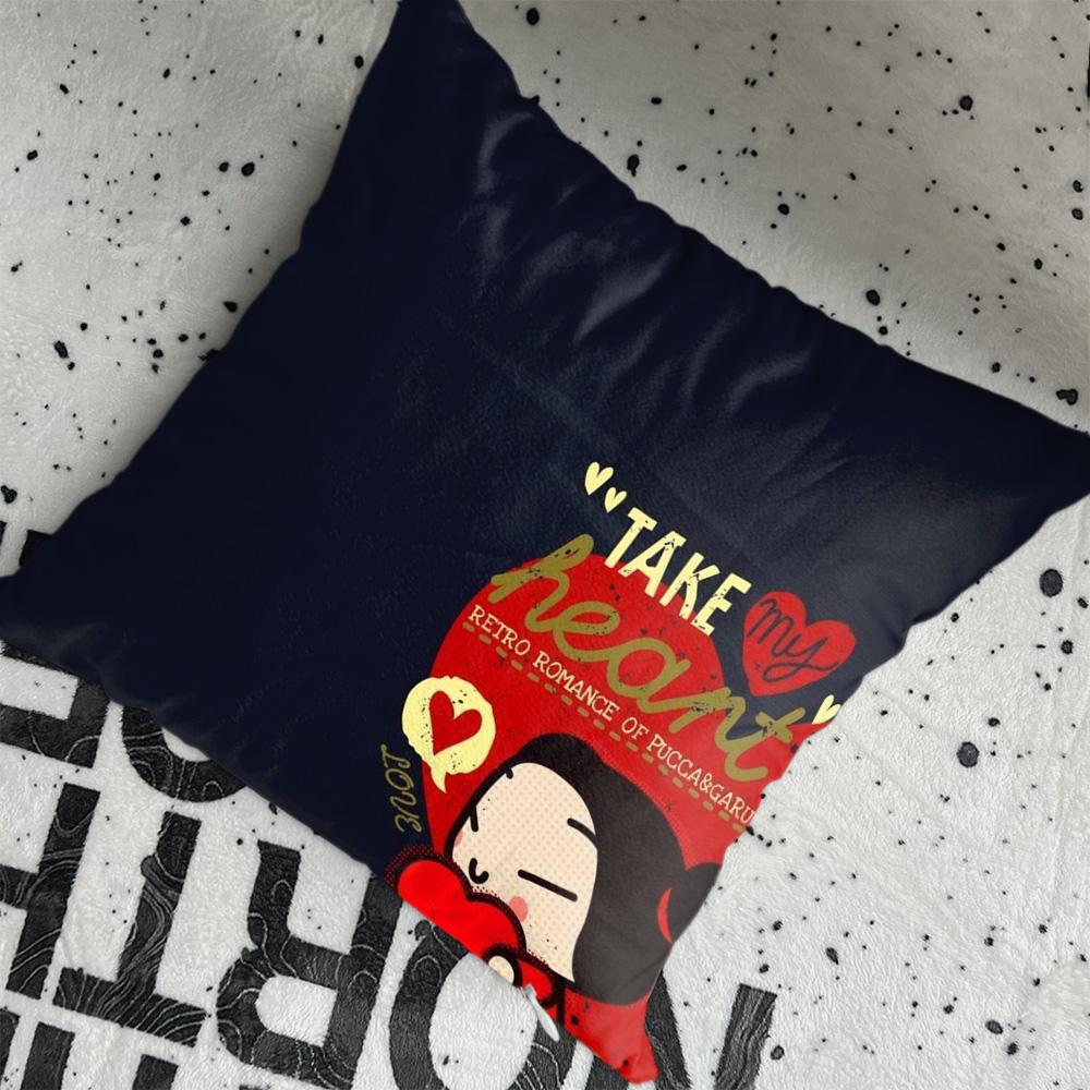 Kawaii PPuccas Pillowcase Cushion Cover x Ornamental Pillows Christmas Decoration  Personalized Gift Nordic Home