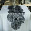 1pc New Halloween Spider Web Table Runner Black Lace Tablecloth Halloween Table Decor Festival Party Supplies