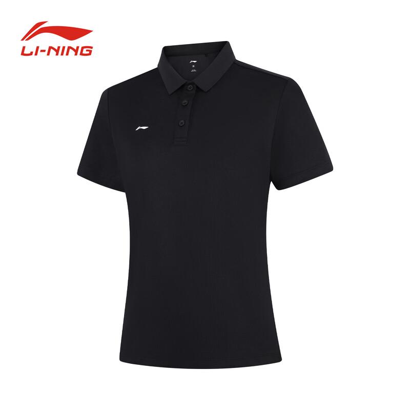 Унисекс рубашка-поло Li-Ning с коротким рукавом, деловой кэжуал