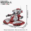 MOOXI Most Complete Space War Tank Personnel Carriers Adult Building Blocks Set MOC Brick Model Kit DIY Diorama Toy For Boy Gift