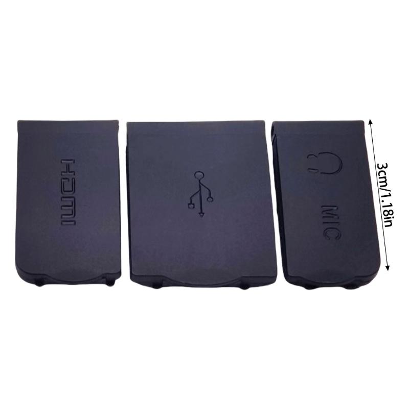Protective Dust Caps Dirtptoof Cover Replacement for D810 DSLR Camera Precision Fit Rubber Dust Cover Set