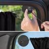 2Pcs With Suction Cup Car Curtain Sun Protection Side Window Curtain  Car Interior Accessories