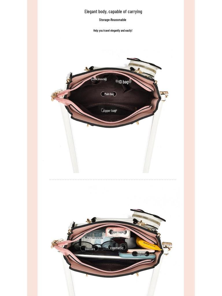 Трендовая женская сумка через плечо «Мать и дитя» 2025 года - Универсальная и модная сумочка