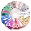50pcs/set Holographic Nail Sticker Foil Decals Mixed-styles Foil Wraps Sticker 4*20CM/pc Foils Sticker For Nail Art Sticker Deco