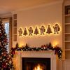7Pcs Light-Up LED Christmas Wall Decor Light 3D Sleigh Reindeer Wall Lamp  Christmas Festive