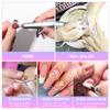 45000RPM Rechargeable Electric Nail Drill Machine Professional Nail Drills for Gel Nails Polish Portable Nail File Manicure Tool