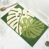 Plant Jacquard Bathroom Cashmere Thickening Mat Bath Non-slip Carpets In Wash Basin Bathtub Side Floor Rug Shower Room Doormat Memory Foam 3D Pad