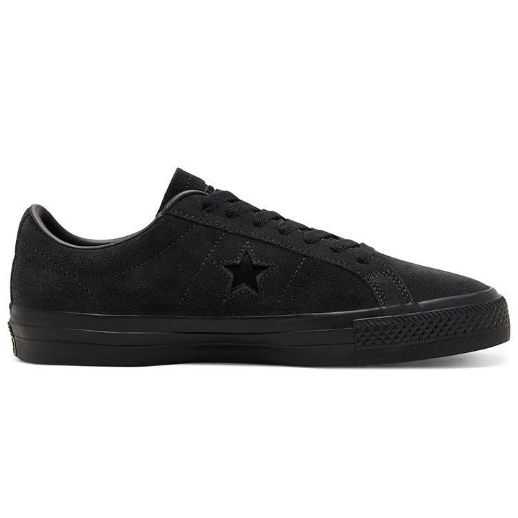 Converse Pro Low 'Triple Black' с одной звездой 166839C