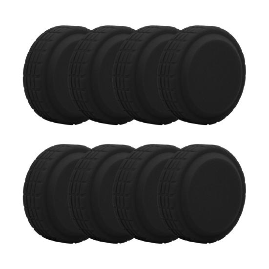 8 шт. силиконовые бесшумные чехлы на колеса багажа, мягкие гибкие износостойкие шумопоглощающие защитные чехлы на колеса чемодана