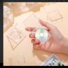 Мини-брелок для ключей в виде CD-диска Альбомные футляры Пластиковые футляры для CD Прозрачная обложка для DVD Оптовая продажа Брелок-подвеска для DVD-диска Музыкальный пустой мини-компакт-диск Держатель Подвеска