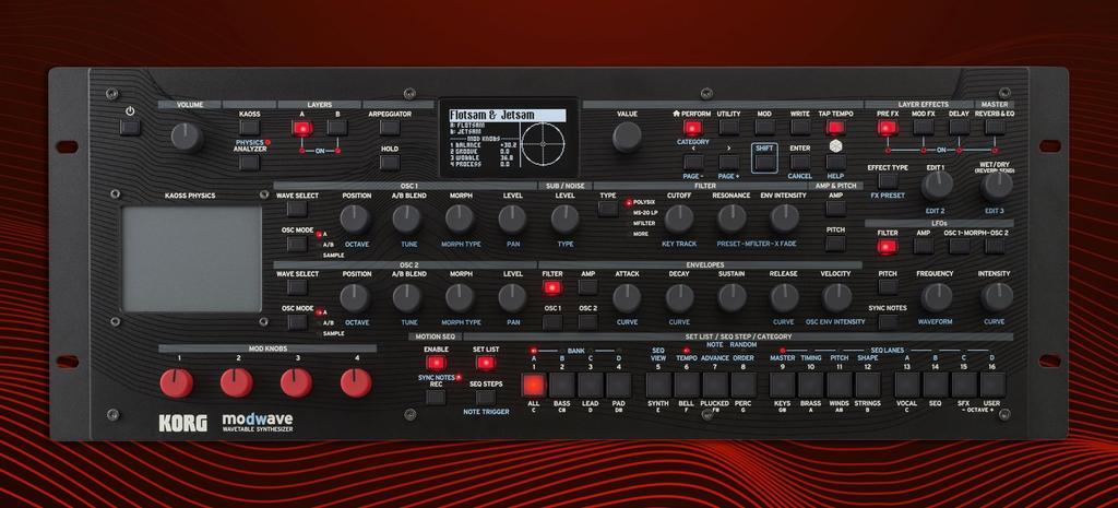 KORG Module WAVETABLE SYNTHESIZER KORG/modwave (MODWAVE-M)