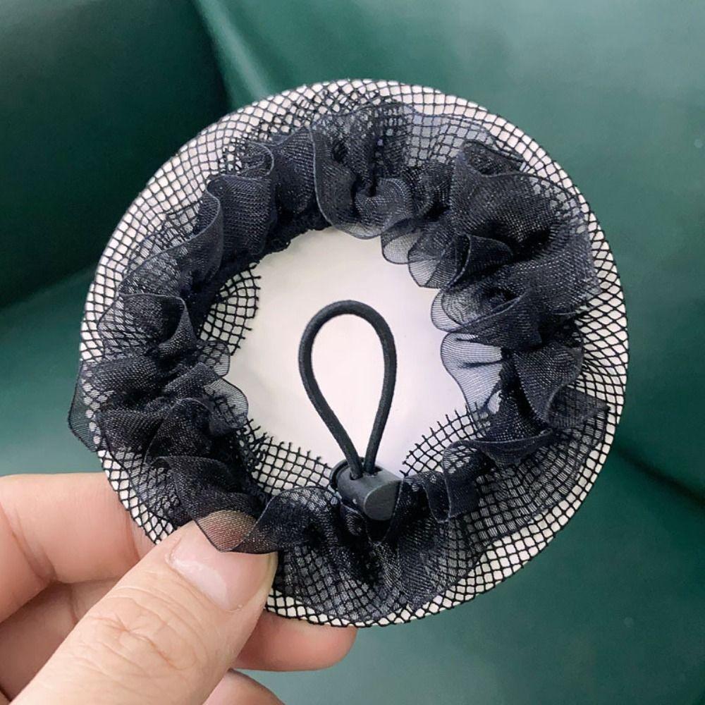 Модный головной убор балетная сетка для волос регулируемый пучок для волос для девочек эластичная сетка для волос для детей