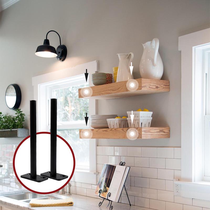 Невидимый Т-образный несущий кронштейн: Скрытый плавающий крепеж для настенных перегородок