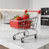 Mini compact size Toy Hand Trolley Simulation Cart  Office sundry arrangement