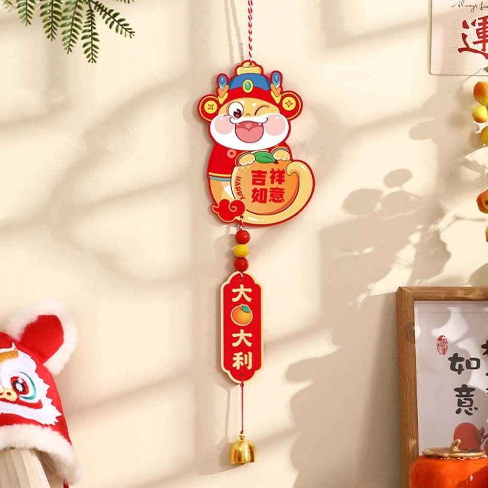 Blessing 2025 New Year Lucky Pendant Festival Fu Character Hanging Ornament  Home New Year Decor