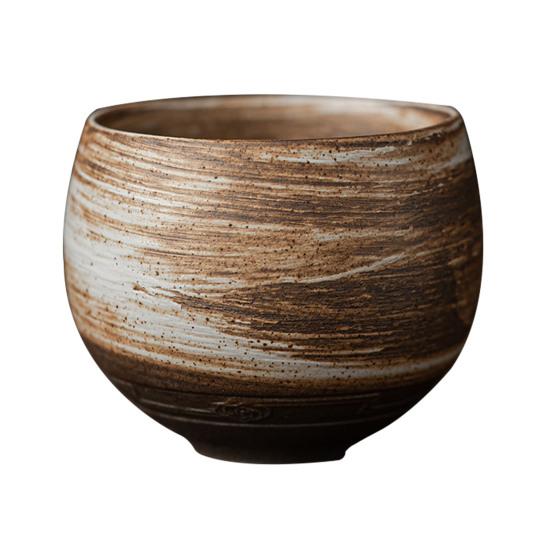 Керамическая чашка ручной работы из камня, японская эстетика ваби, уникальная текстура, несовершенство, чашка для кофе/десерта, декор для стола