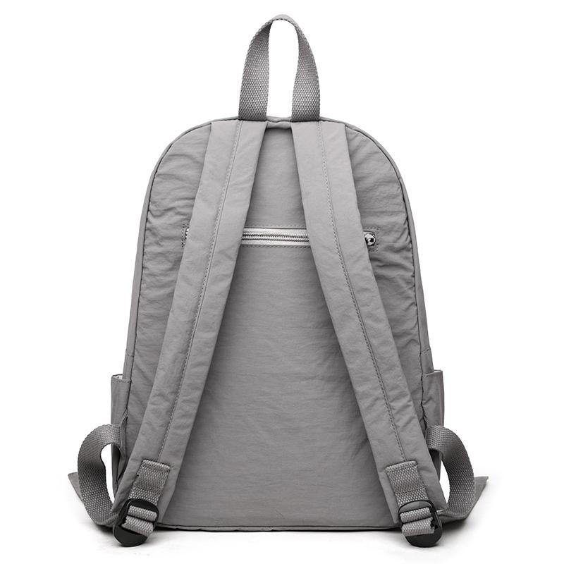 Студенческая школьная сумка однотонный женский дорожный рюкзак большой емкости