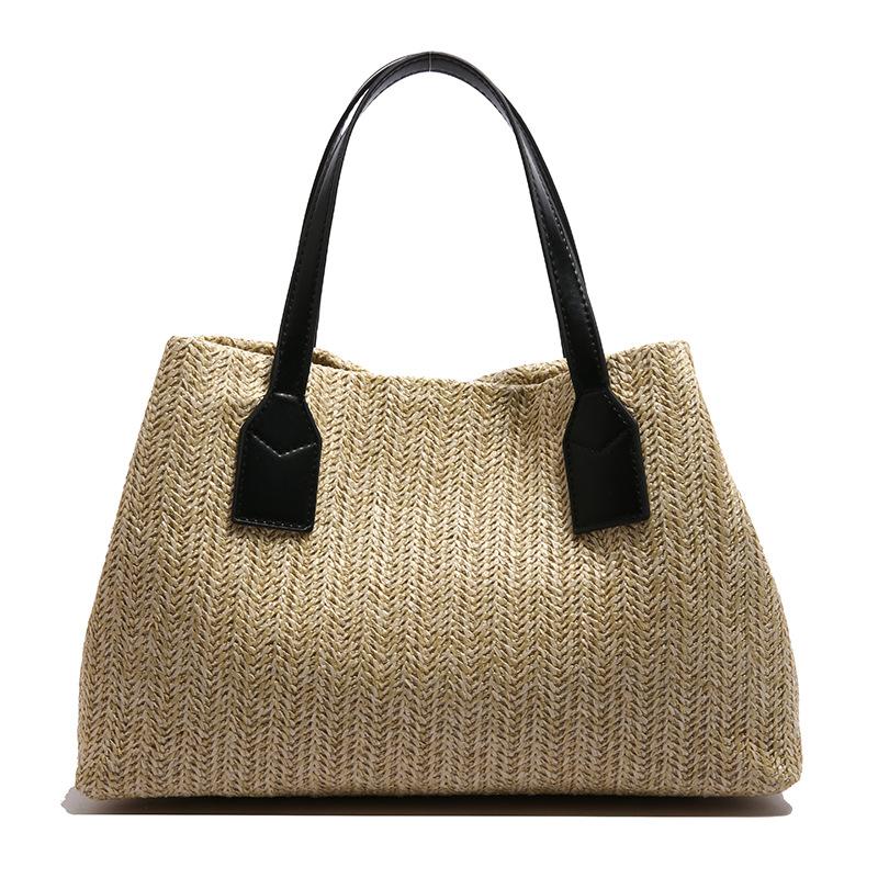 Модная соломенная сумка 2025 новая модная сумка через плечо простая сумка-мессенджер простая повседневная маленькая квадратная сумка