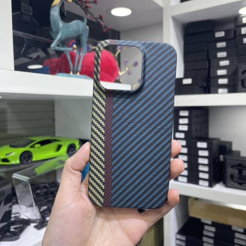IPhone 14 Pro Max Plus Case Ultra-Thin Aramid Fiber Tri-Color