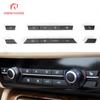 11Pcs Key Car Caps Repair Kit A/C Heater Button Switch Cover Fit for BMW 5 Series F10 F07 GT 