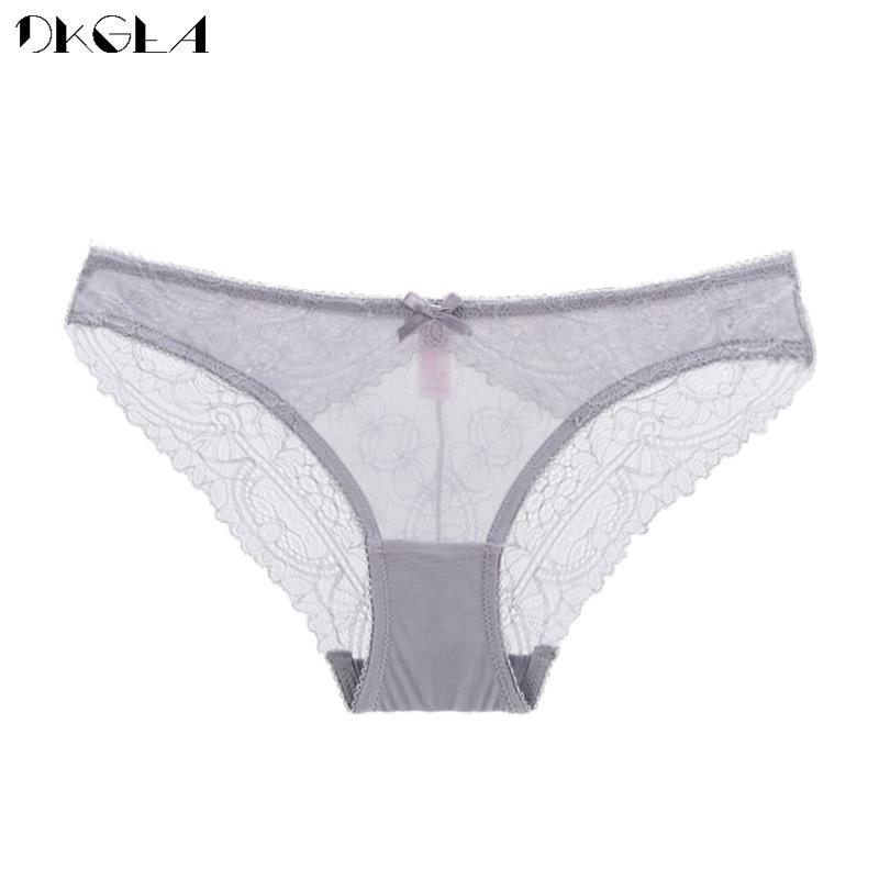 DKGEA Сексуальное нижнее белье, женские трусики, прозрачные кружевные трусы с низкой посадкой