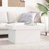 Coffee Table, White, 100x55x40 Cm, Wood-based Material
