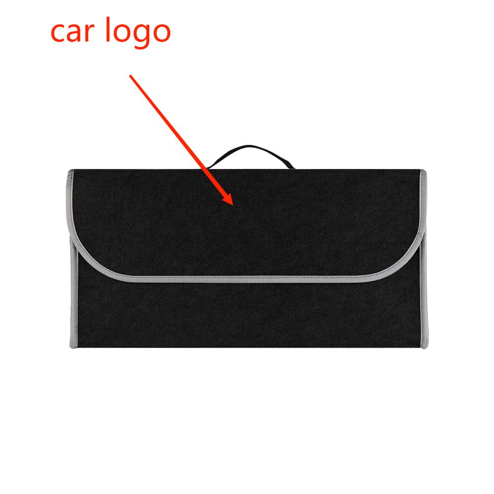 XKJC9 Car Trunk Storage Box Foldable Felt Car Organizer Stowing Tidying Box Car Accessories For Citroen C1 C2 C3 C4L VTS C-ELYSEE DS