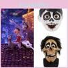Movie Coco Miguel Hector Rivera Cosplay Mask With Soft And Comfortable Latex Material