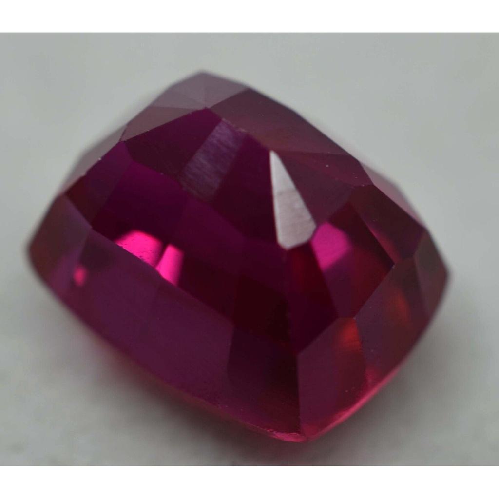 Natural Red Ruby Loose Gemstone 6.55 ct Cushion Shape for Jewelry Making and Gem Collections