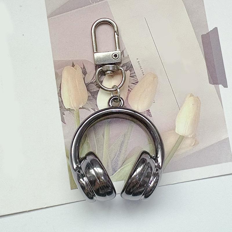 1 шт. Брелоки DIY Аксессуары Подвески для сумки Милые 3D Форма наушников Y2K Украшение Креативные Подвески для мобильного телефона Смешные Разноцветные