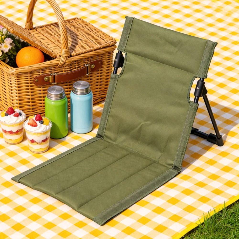 Oxford Cloth Outdoor Relaxing Chair Lightweight Lazy Chair Beach Chairs Camping Garden Park Picnic