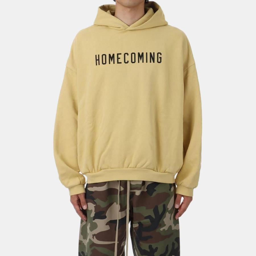 Fear of God Essentials Толстовка с капюшоном из тяжелого флиса Amber Мужские Топы Желтый 192BT244813F