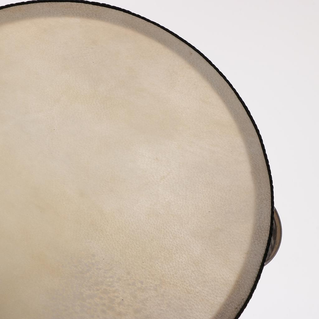 Wooden Musical Tambourine Beat Instrument Hand Drum Educational Toys 6inch