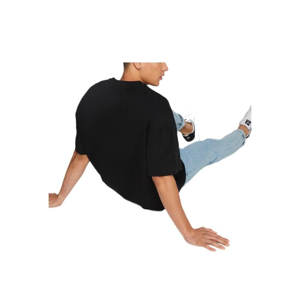 Puma Solid Color Chest Logo Print Crew Neck Short Sleeve T-Shirt Men Tops Black 673654-01