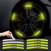 Светящиеся наклейки на ступицы колес автомобиля Высокоотражающая полосатая лента Для IS250 IS200 CT200h GS300 LS430 RX450h LX570 IS300