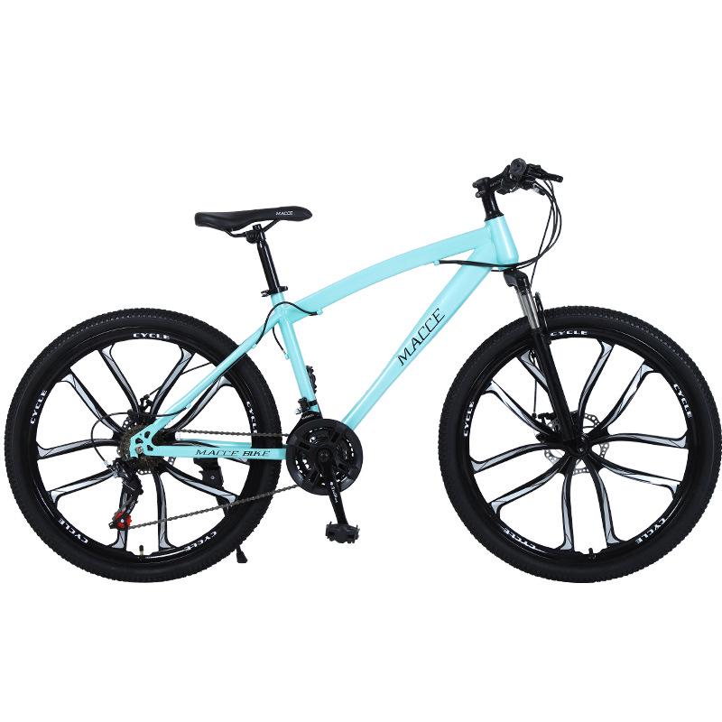 26-Inch Adult Mountain Bike with Double Disc Brakes and Variable Speed for Off-Road Riding