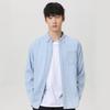 Mark Fairwhale Men's Pure Cotton Blue Denim Long Sleeve Shirt