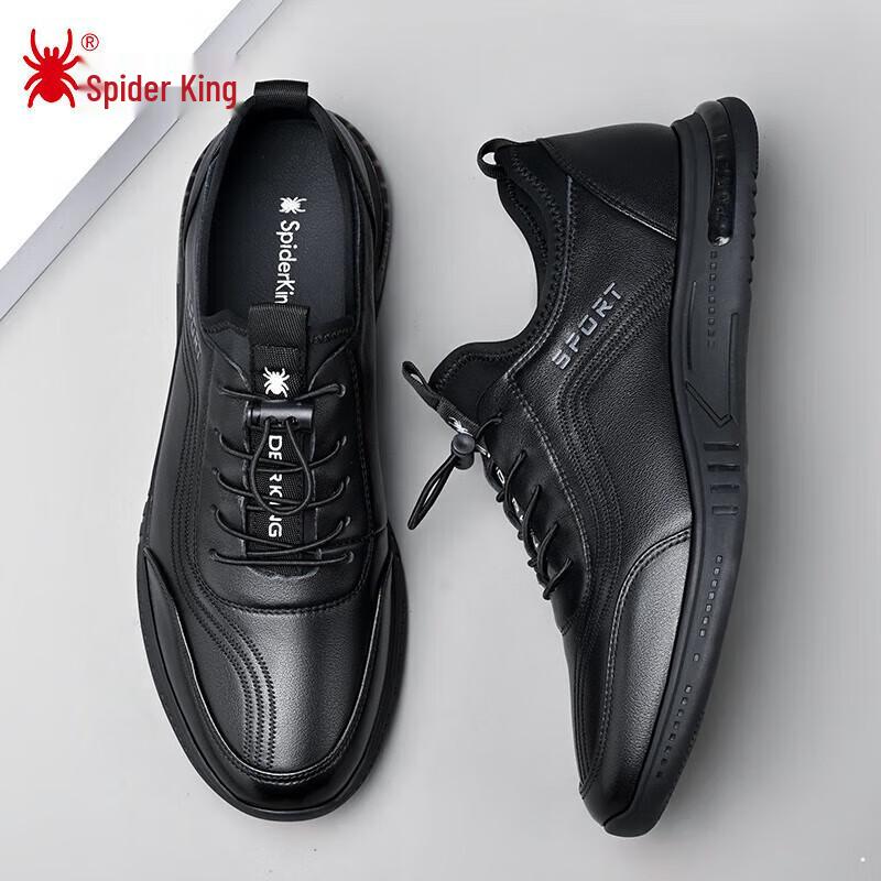 Мужская кожаная обувь SPIDER KING 02032 в стиле Business Casual