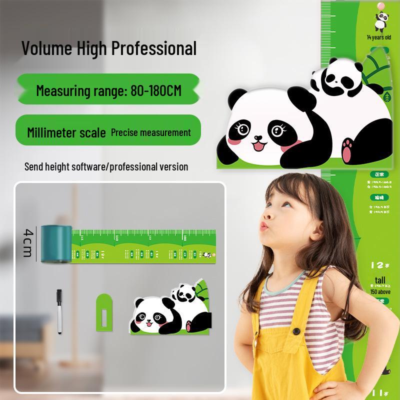 3D Giraffe EVA Magnetic Height Chart for Children's Room