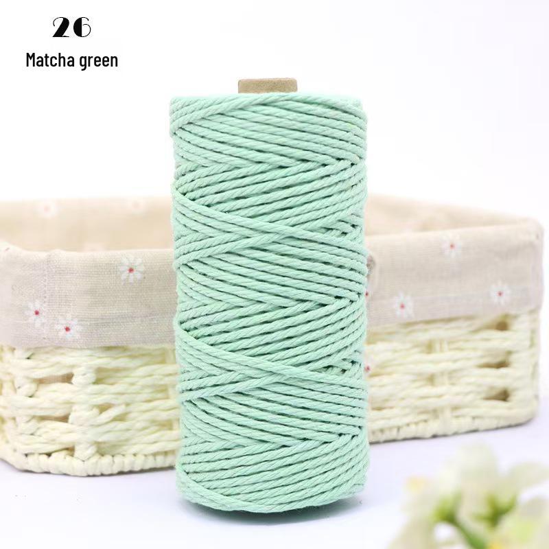 Хлопковый Канат Ручной Работы 2 мм для DIY Кошачьего Дерева и Поделок - 100 м