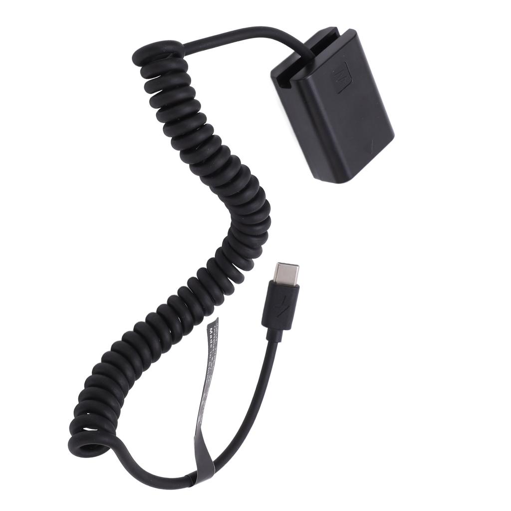 Type C Power Adapter DC Coupler FW50 Full Decoded Dummy Battery for Sony A6000 A6500 A9 A7