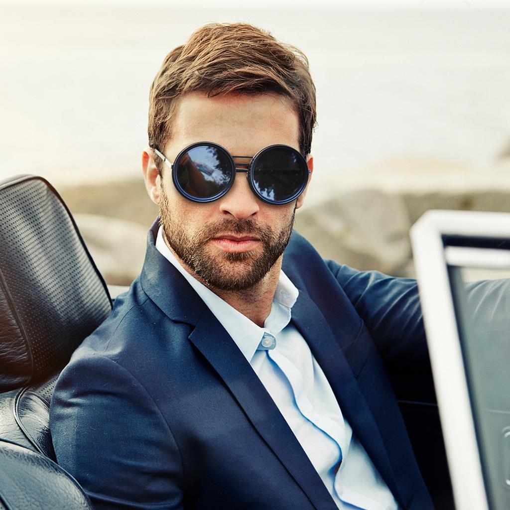 Круглые поляризованные очки Солнцезащитные очки