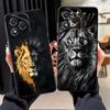 Чехол со львом для Honor X8 X6 X9a 8X 90 Magic5Lite X7 200 400 Lite X5b 70 Черный Мягкий Чехол для Телефона