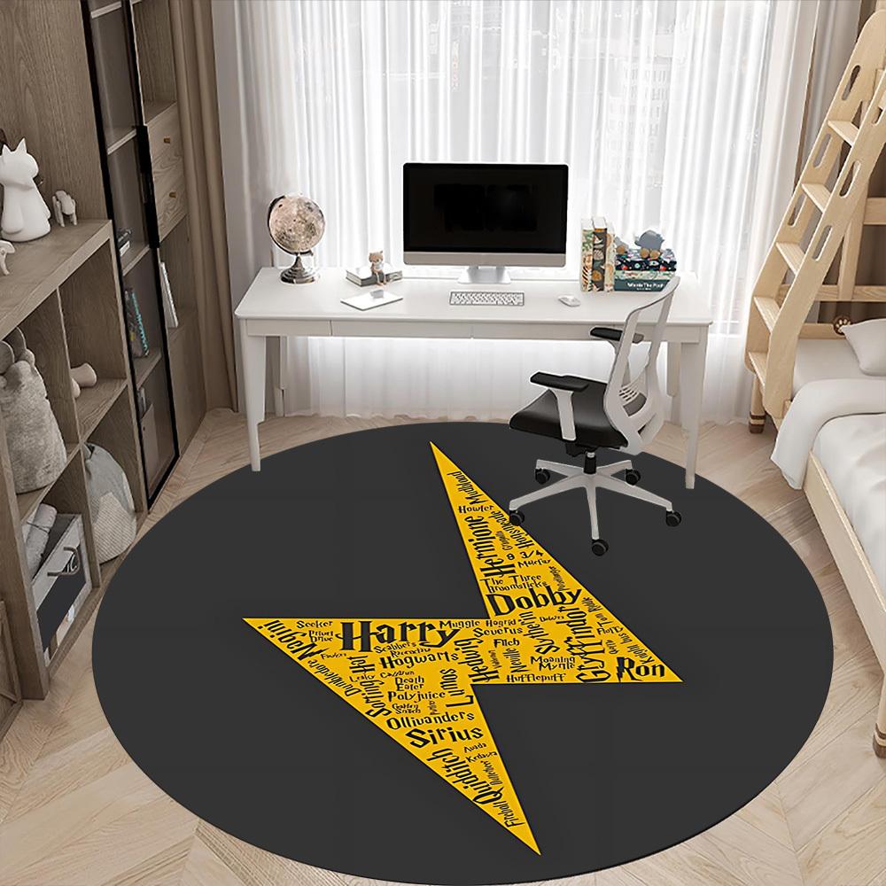 1pc Harry PotterChair Carpet for Office, Non-slip, Soft and Durable Office Rug for Interior Decoration, Perfect for Office yy250925209