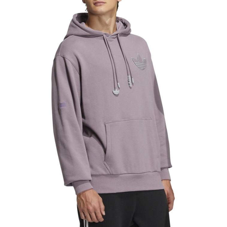 adidas Толстовки Originals Мужские Фиолетовые С капюшоном Умеренный Обычный HS2000-
