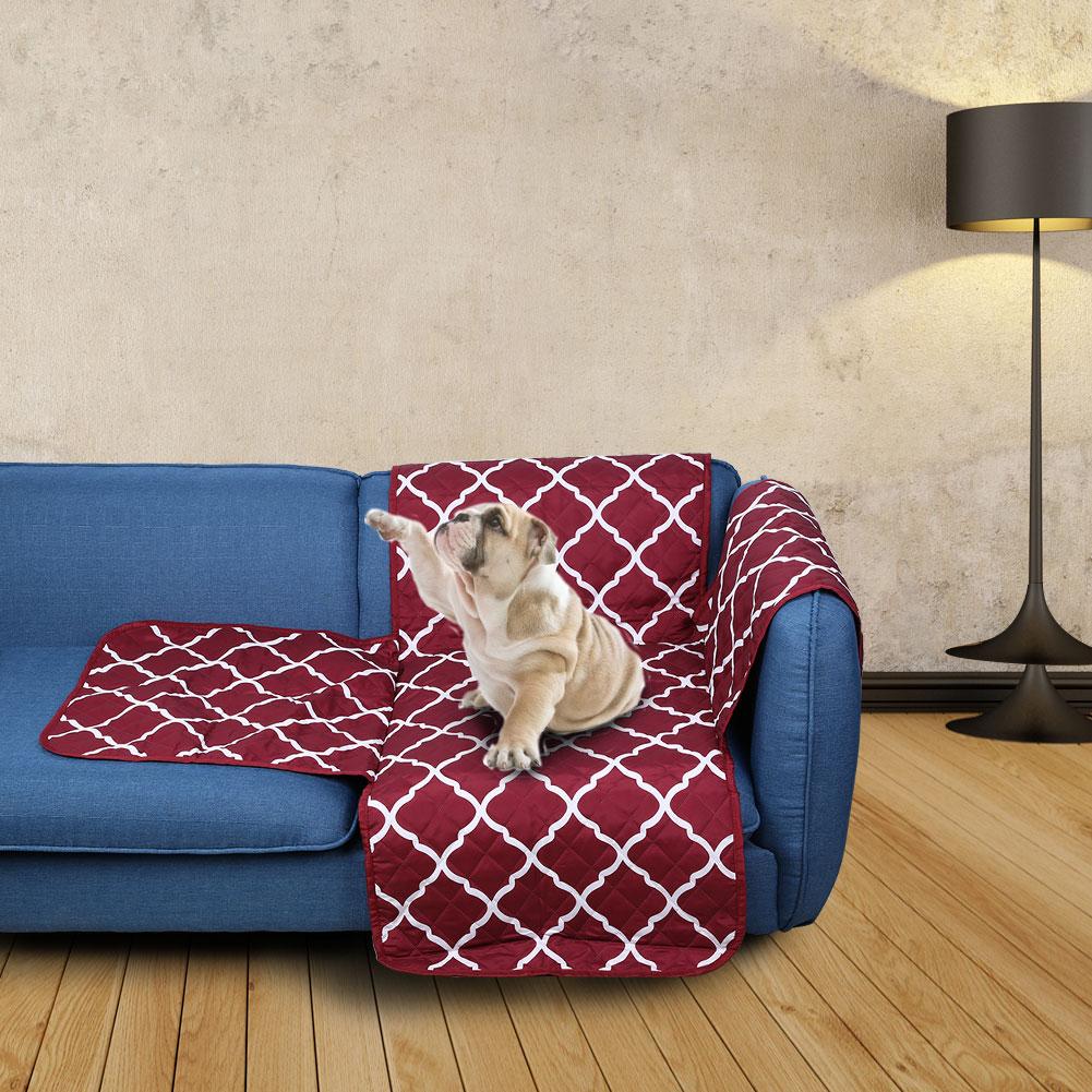 Double Sides Sanding Polyester Pongee Pet Sofa Cushion Waterproof Non slip Car Pets Mat Pad